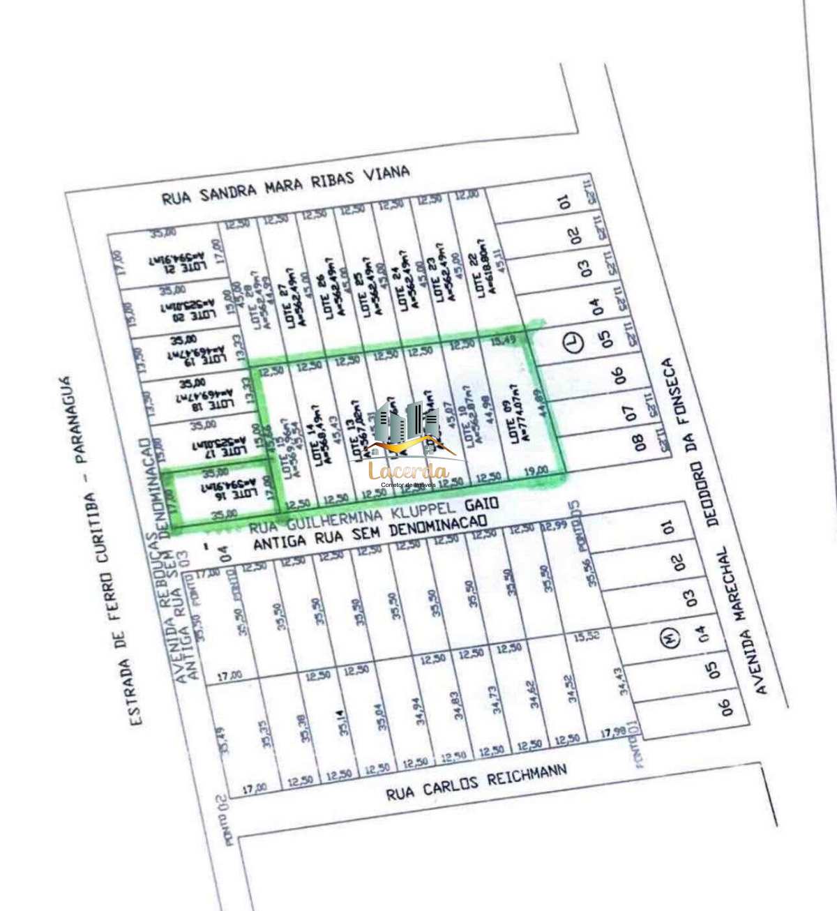 Lote à venda em Piraquara, Centro, 527m2m² - Nilson Lacerda Filho Corretor de Imóveis