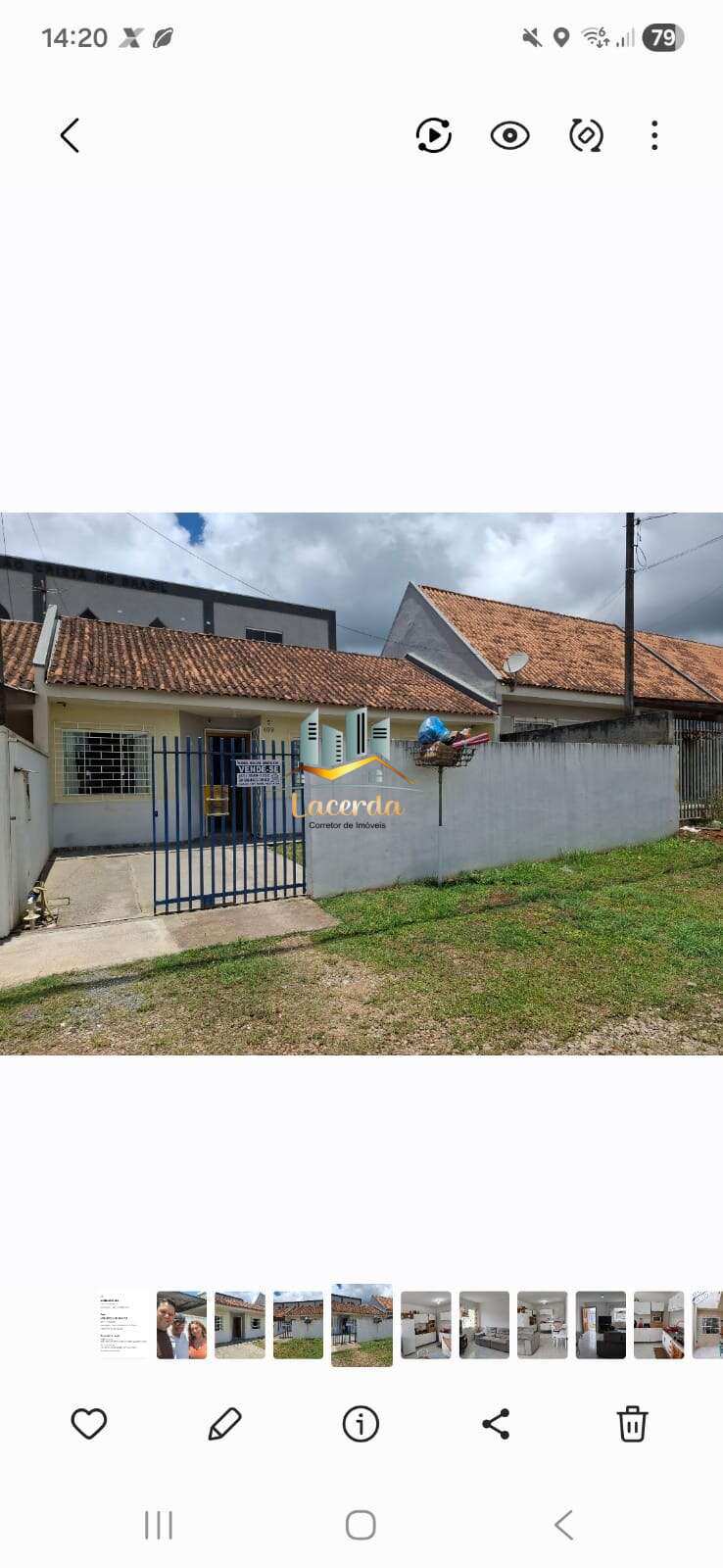 Vendo casa no jardim bela vista em Piraquara - Nilson Lacerda Filho Corretor de Imóveis